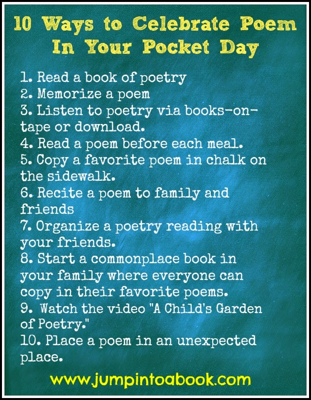 MzTeachuh: Teachable Moment: Poem In Your Pocket Day (4/30/15)