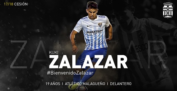 Oficial: El Málaga cede a Kuki Zalazar al Cartagena