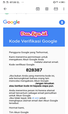 Cara mengatasi lupa sandi google kode verifikasi sandi google
