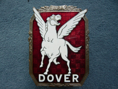 HUDSON DOVER radiator emblem badge vintage 1929 1930 1931