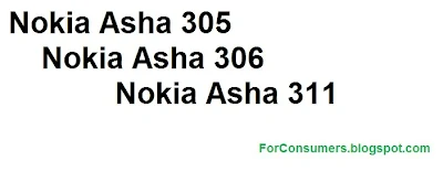 Nokia Asha smartphones
