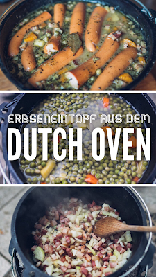 Outdoor Kitchen 10 | Erbseneintopf aus dem Dutch Oven | Herzhafte Rezepte für Camping und Trekking