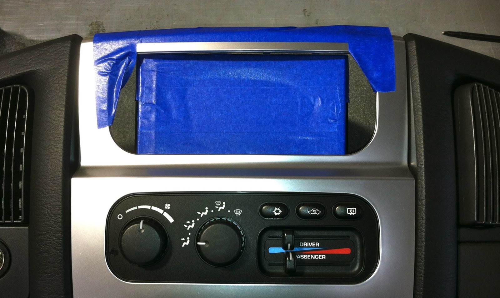 1998 Dodge Ram Double Din Conversion Kit