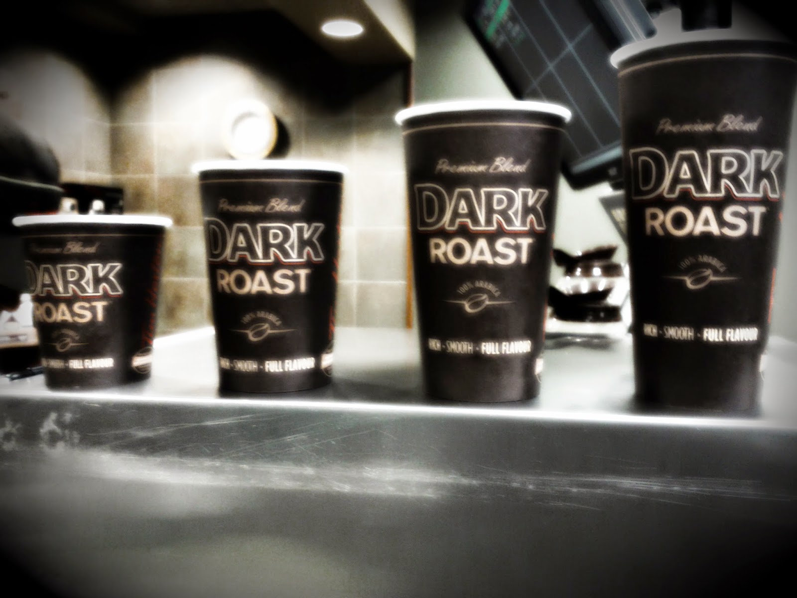 Toronto things Tim Hortons cup sizes comparison side by side