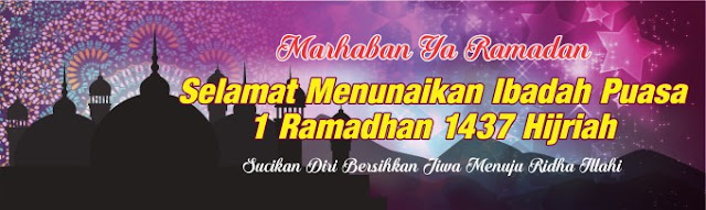 Download Desain Spanduk/Banner Ramadhan 1437 H