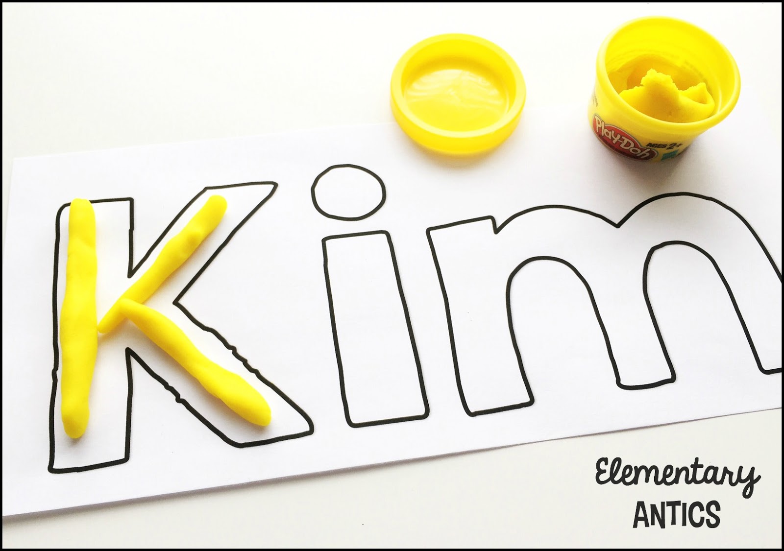 Name Activities for Back to School Elementary Antics