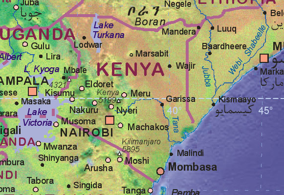 Map Kenya 2 