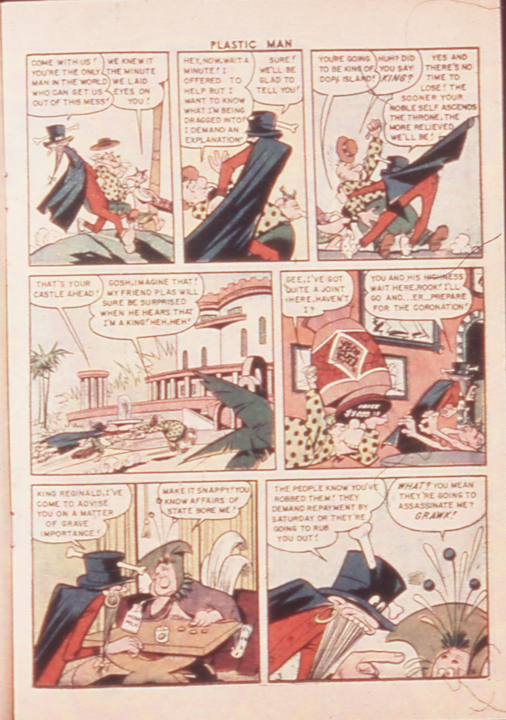 Read online Plastic Man (1943) comic -  Issue #59 - 17