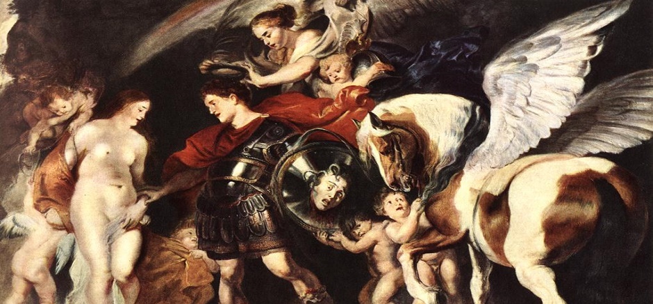 Персей освобождает андромеду картина