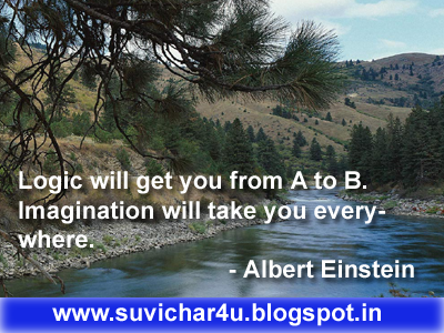 Logic will get you from A to B. Imagination will take you everywhere. - Albert Einstein 