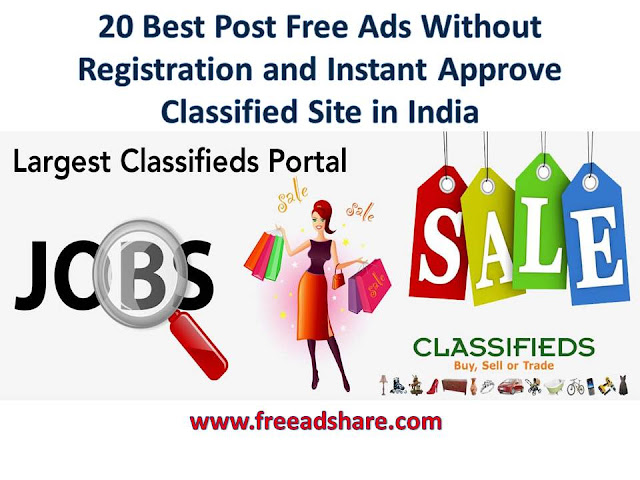 Without Registration Classified Sites