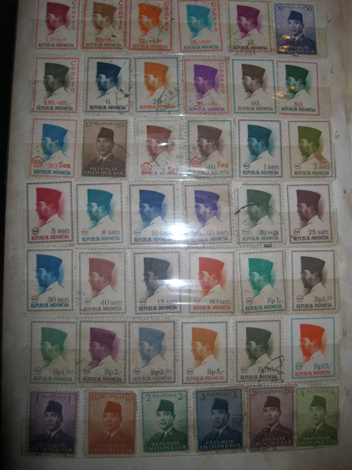 koleksi perangko lama |pring petuk, bambu bertuah , bambu patil lele