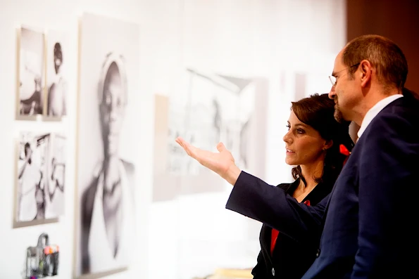 Princess Marie attended opening ceremony of the photo exhibition 