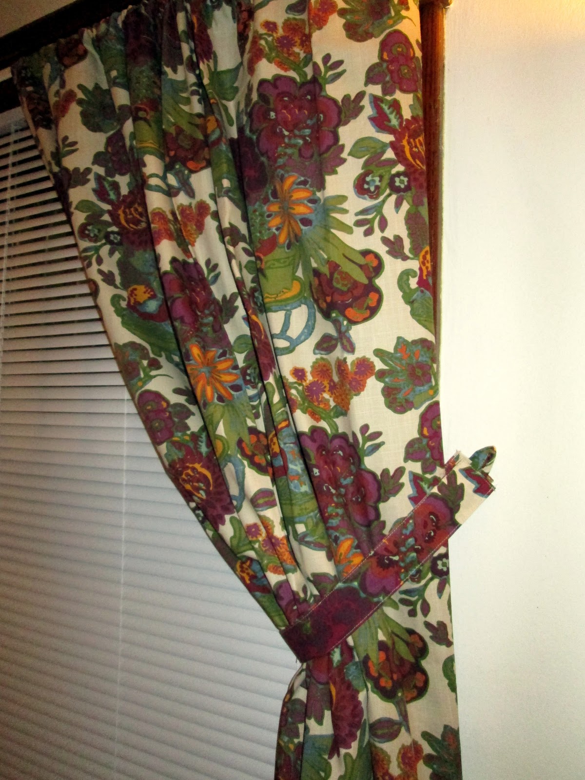 Making Home from Scratch Curtains for wide windows