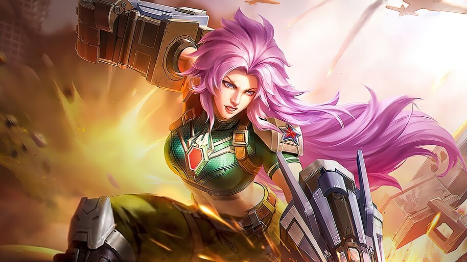 Masha, Combat Maiden, Mobile Legends, Starlight, Skin, 4K, #7.992