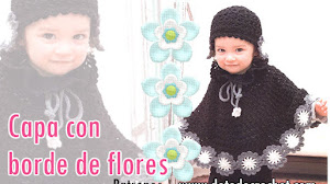 Capa para Nenas con Borde Floral / DIY