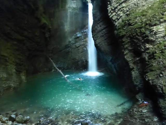 cascade de Kozjak à Kobarid Slovénie