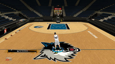 NBA 2K13 Minnesota Timberwolves Default Floor (2K Sports)