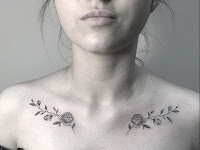 Female Name Tattoo On Chest For Girl
