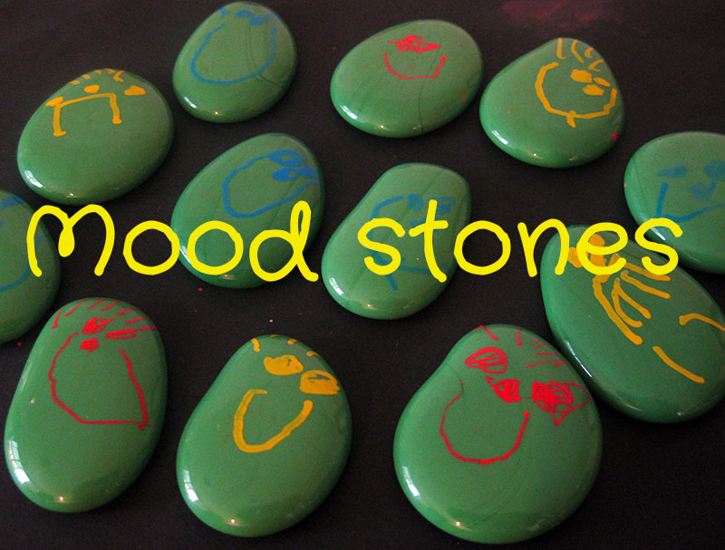 Happy Whimsical Hearts: Mood stones