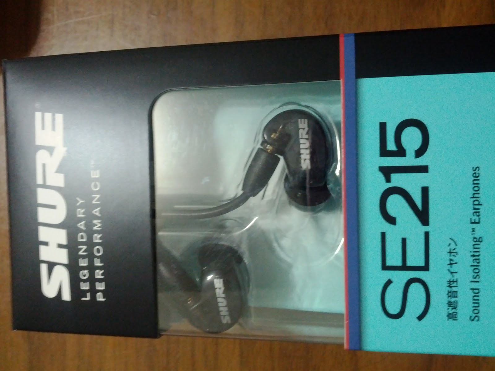 【音楽】SHURE SE215を買ったよ！