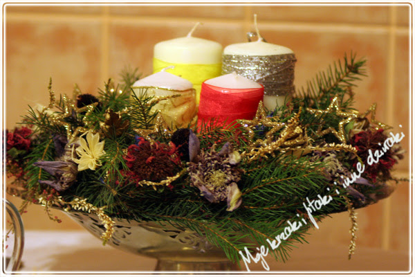 mój wieniec adwentowy, Advent wreath