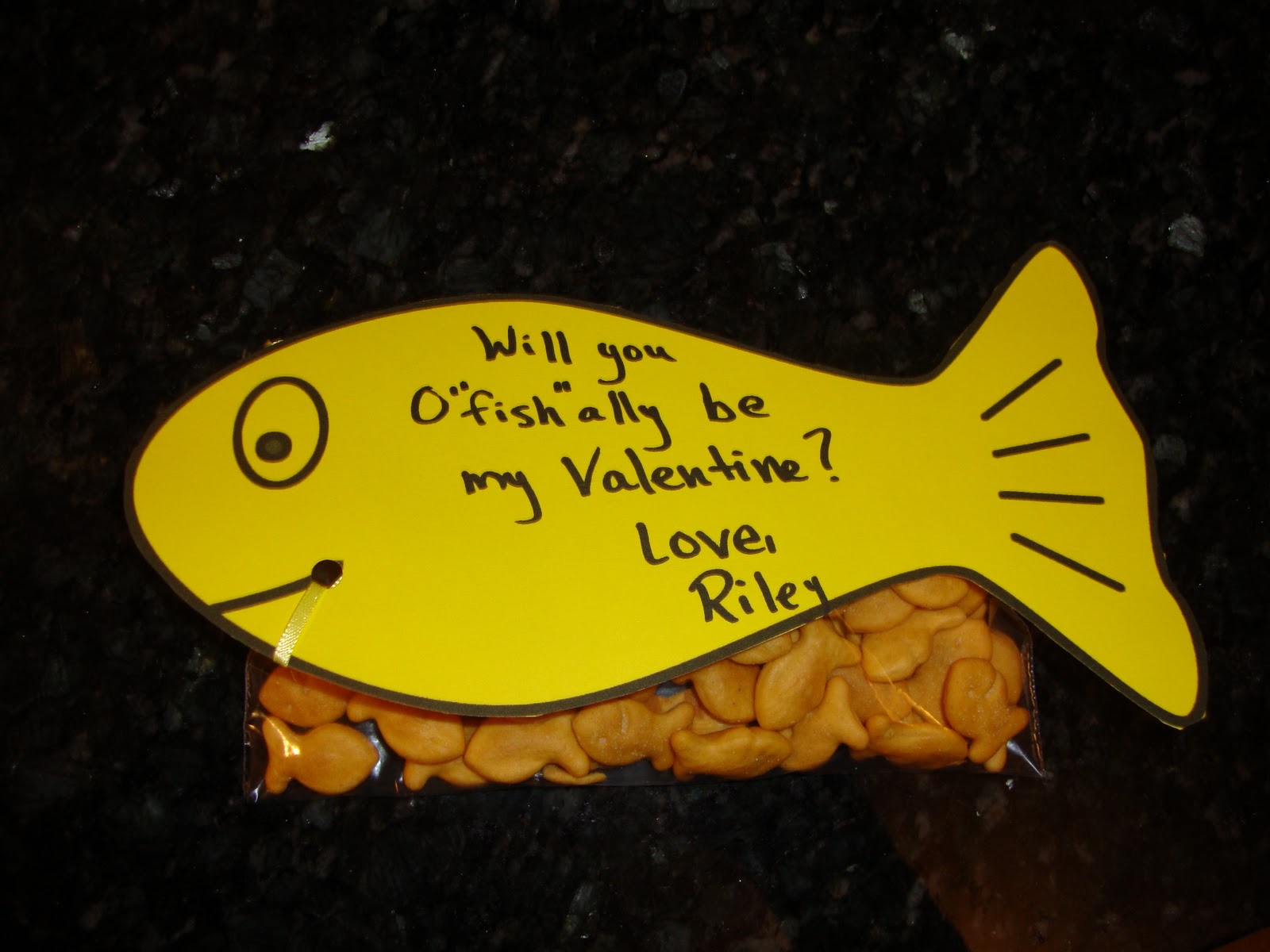 DIY Goldfish Valentine Tutorial - The Melrose Family