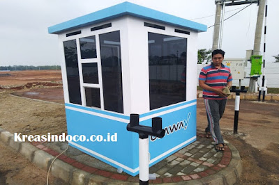 Pos Parkir Besi Pesanan PT Jumway Group Indonesia Serang Banten