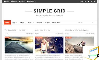 Simplify Blogger Template | Download Free Simplify Blogger Template