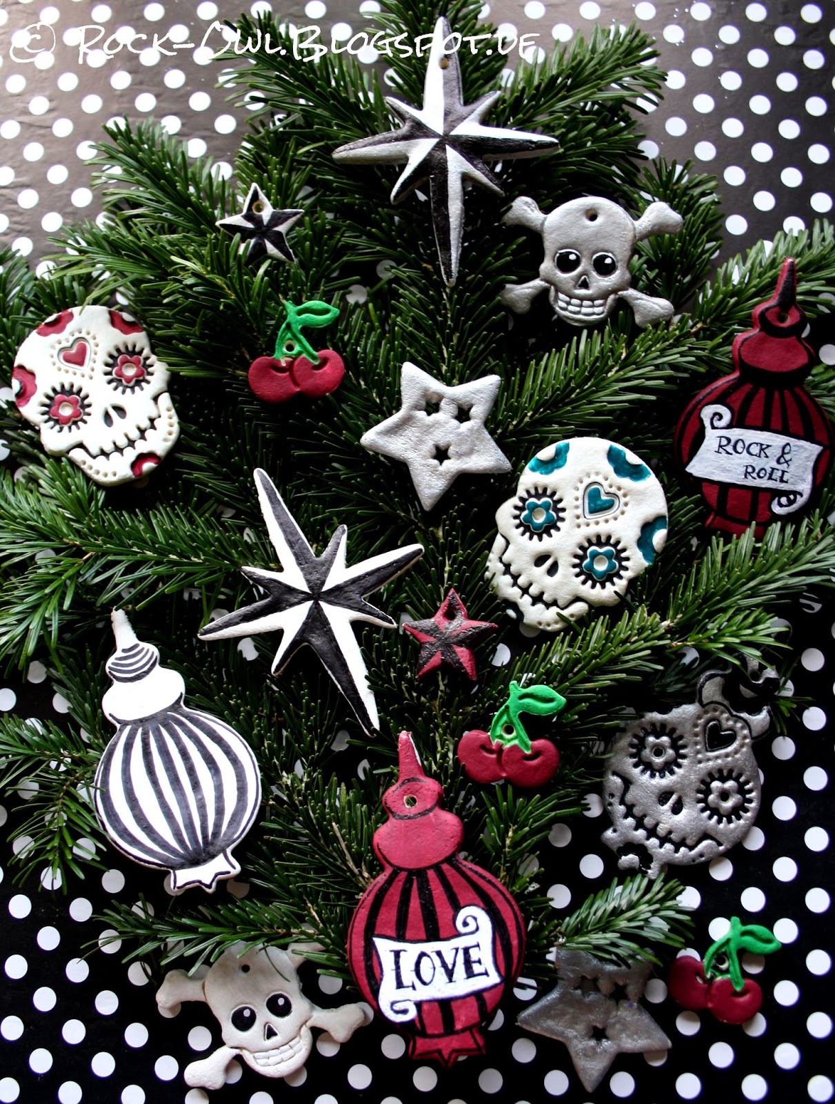 Rock and Owl Blog RockabillyChristbaumschmuck ♥