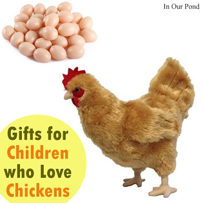 Gifts for Children Who Love Chickens from In Our Pond  #christmas  #holidays  #giftguide  #farm  #chickens