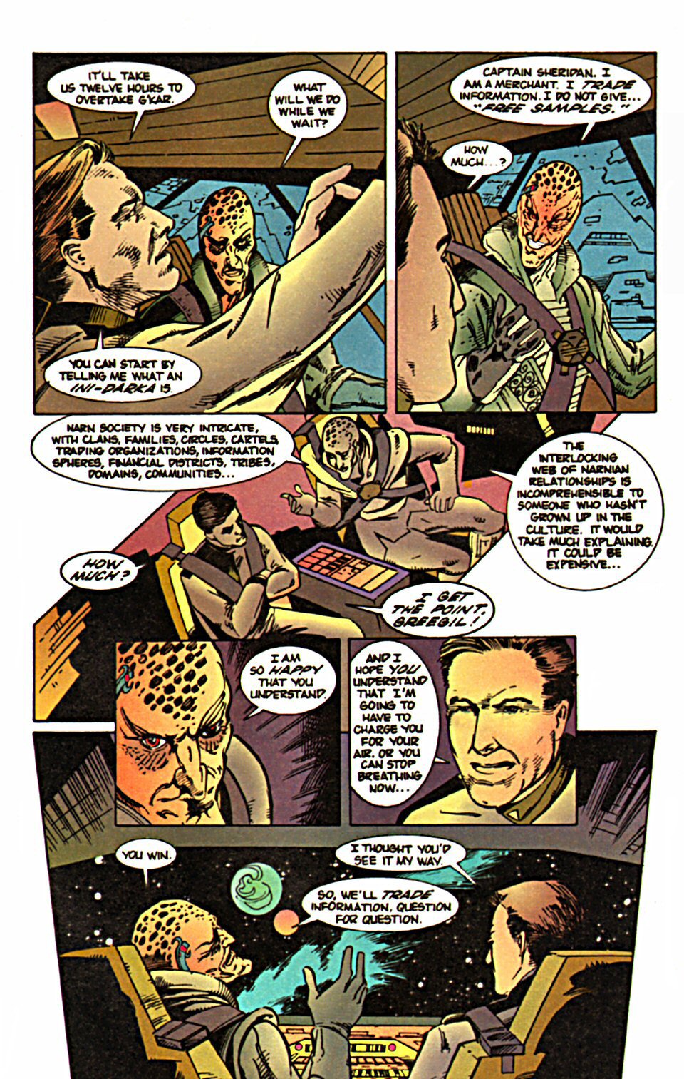 Read online Babylon 5 (1995) comic -  Issue #9 - 10