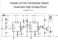 skema sirkuit driver pagar pelindung parameter high voltage