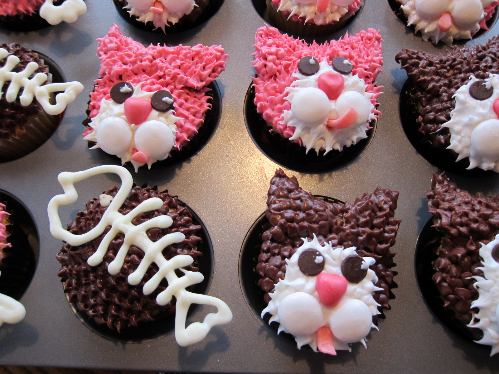 Kitty Cat Cupcakes cupcakes after college