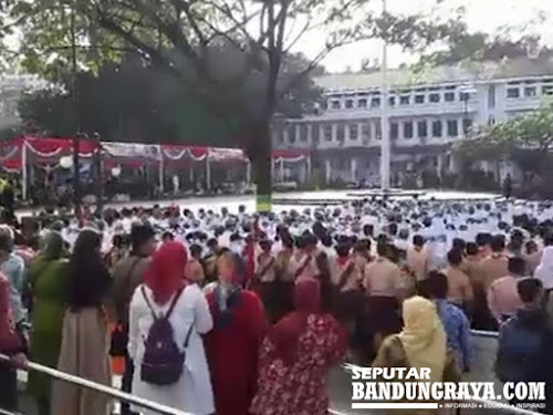Upacara HUT RI ke-72 Balai Kota Bandung