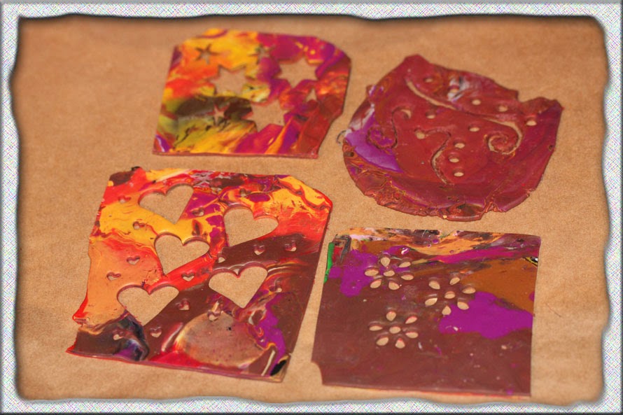 Blossom And Snowflakes How to make stencils with polymer clay