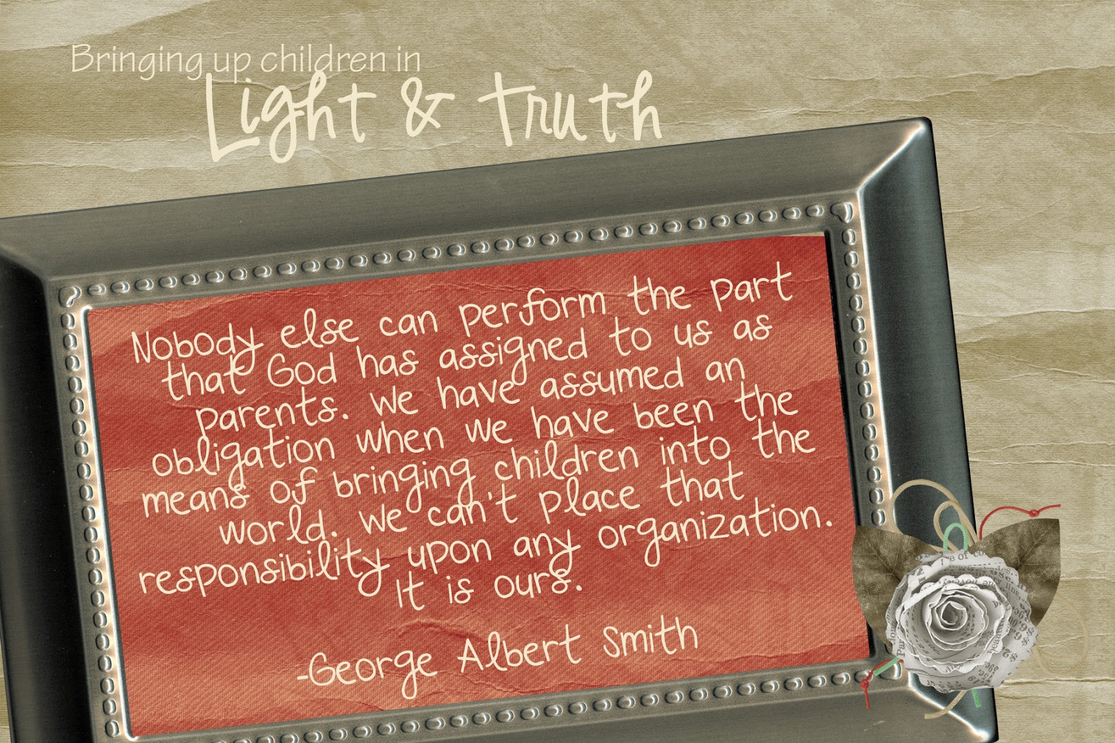 Temple Terrace Relief Society: December 2012