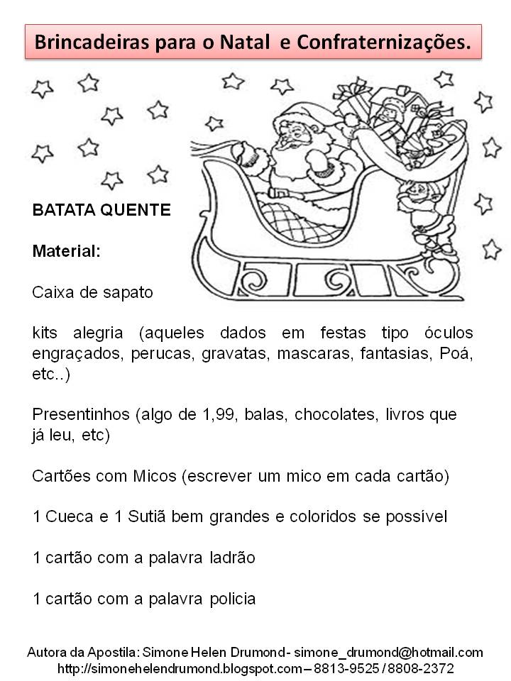 Portal Escola Apostila Brincadeiras para o NATAL e