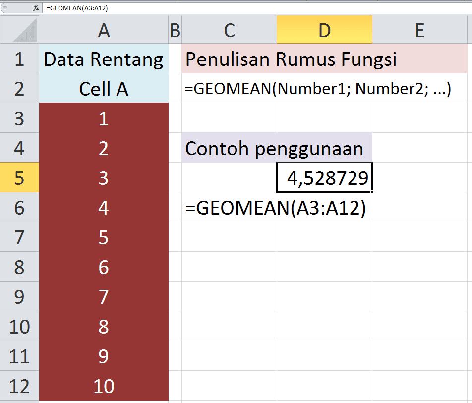 Rumus Ms Excel | Mean Median Modus Quartile Microsoft Excel - Panduan  Microsoft Office Word Power Point Excel