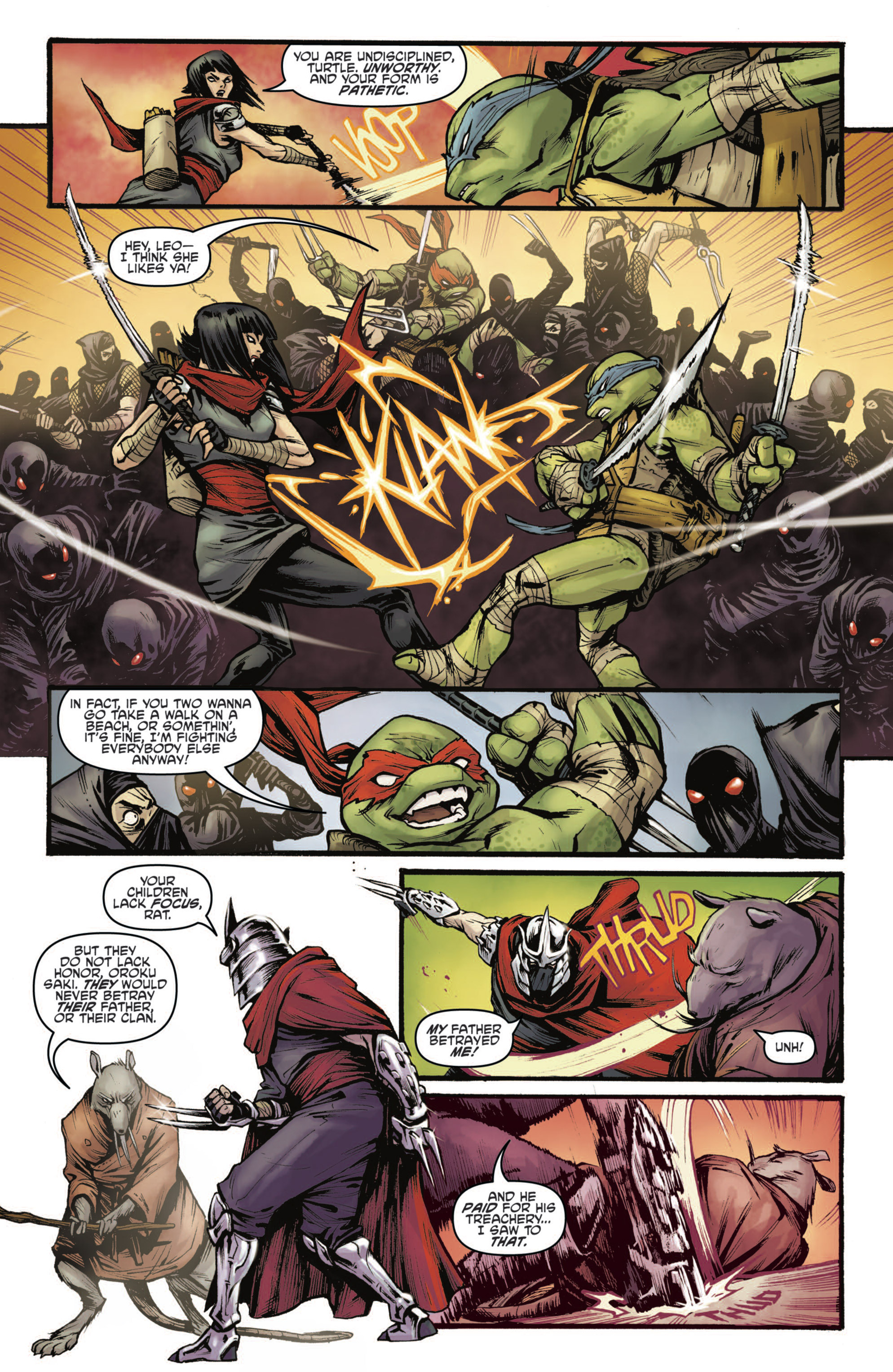 Read online Teenage Mutant Ninja Turtles: The Secret History of the Foot Clan comic -  Issue #3 - 10