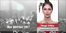 Miss Internet 2017 Bunga Jelitha