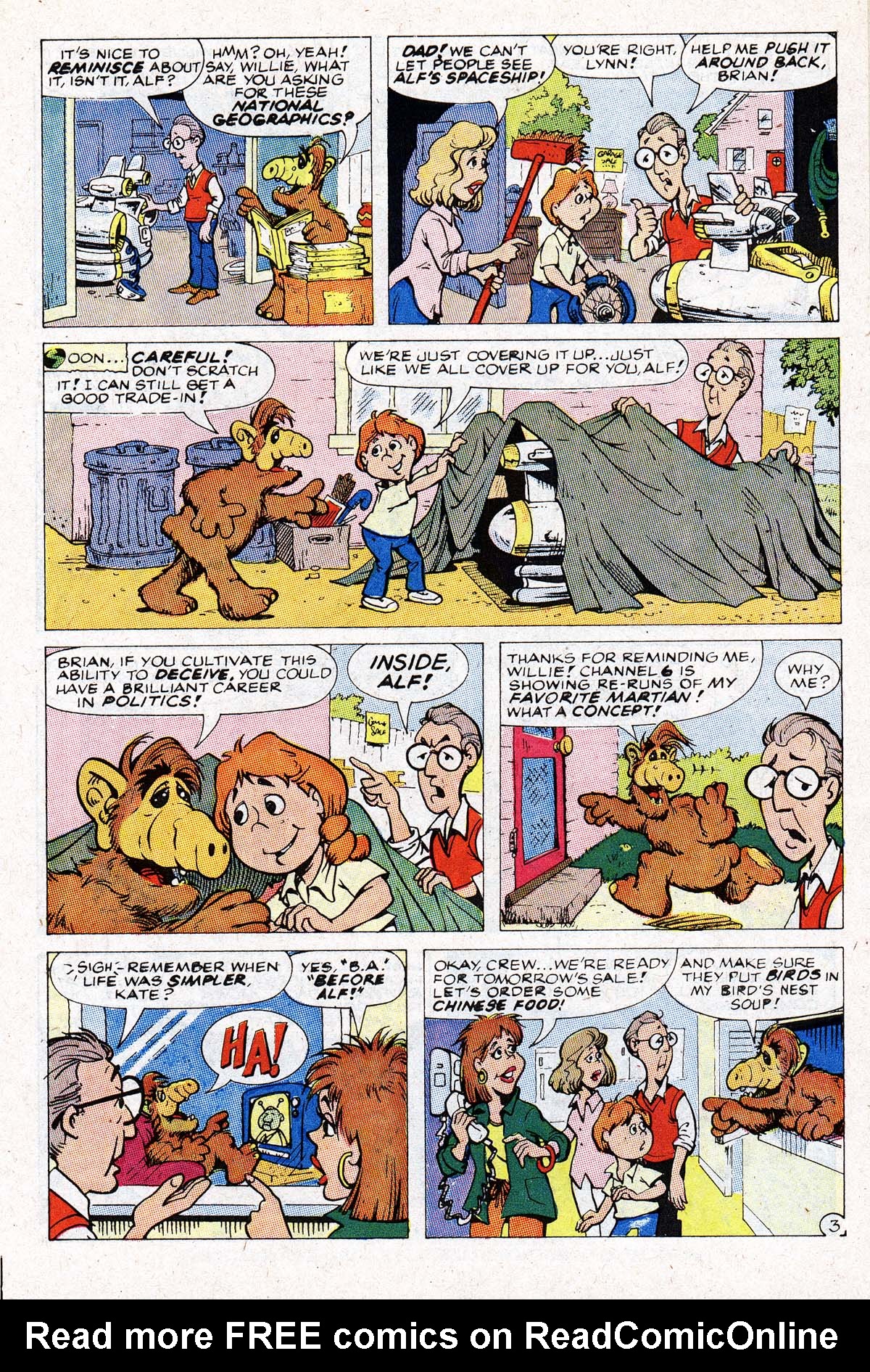 Read online ALF comic -  Issue #1 - 4