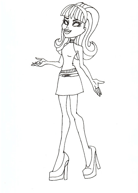 All About Monster High Dolls: Monster High Free Printable Coloring ...