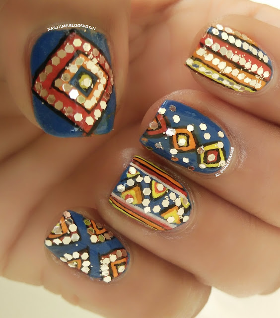 NAVRATRI NAILART