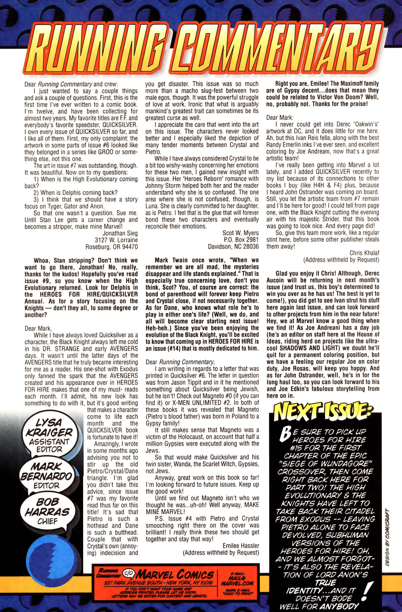 Read online Quicksilver comic -  Issue #10 - 33