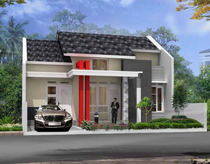 Rumah Minimalis 2018 Tampak Depan