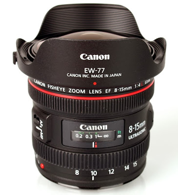 Lensa Canon EF 8-15mm f/4L Fisheye USM