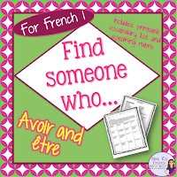 avoirandêtrepresenttensespeakingactivityFrench If you need a fun way to reinforce the correct uses avoir and être in the present tense, this Find Someone Who...activity is just what you need. Includes speaking activity, printable question page you can give as homework or use as a speaking assessment, and French and English speaking rubrics. Click here to check it out!