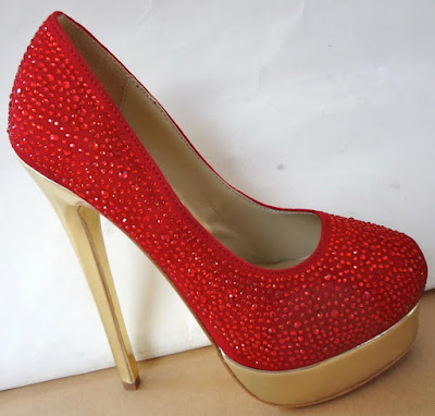 Zapatos para fiesta de dia rojos Zapatos para fiesta de dia rojos