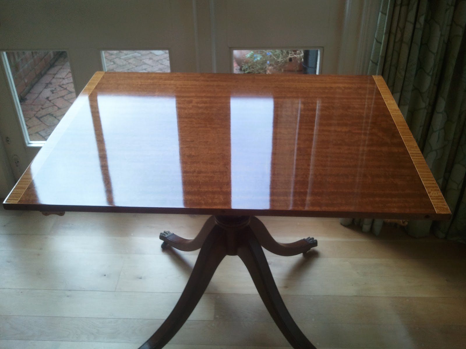 Andrews French Polishing Forum How not to French polish a Dining table